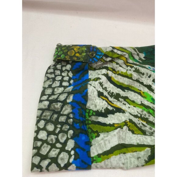 Gloria Vanderbilt Causals XL Women's Button Down Short Sleeve Collard Green Shir - Picture 5 of 7